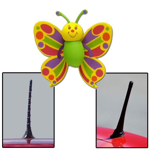 Thick Fat Style Antenna Butterfly Antenna Topper