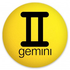 HappyBalls Gemini Birth Sign Car Antenna Ball  Auto Dashboard Accessory (Zodiac) 