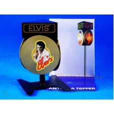 *Last One* Collectible Elvis Presley Gold Record Album Car Antenna Topper / Car Mirror Hanger / Desktop Decor 