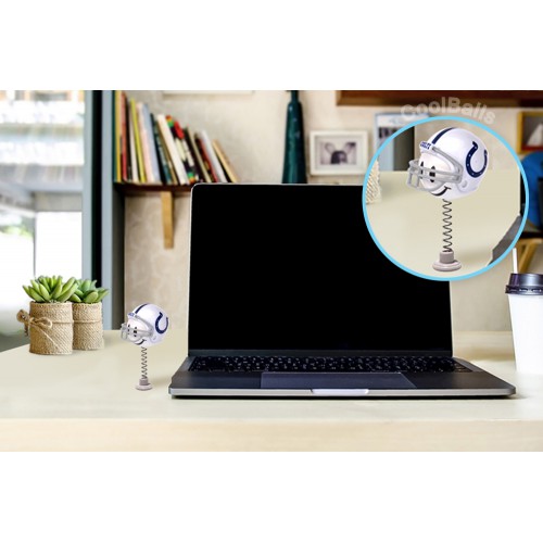 Indianapolis Colts Helmet Head Antenna Ball / Desktop Bobble Buddy