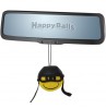 HappyBalls Biker / Pilot Car Antenna Topper / Desktop Bobble Buddy