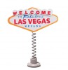 HappyBalls Welcome To Las Vegas Antenna Topper / Desktop Bobble Buddy