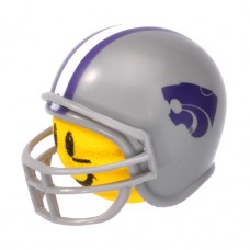 Kansas State Wildcats Helmet Head Antenna Ball / Desktop Bobble Buddy (Yellow) (College Football)