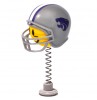 Kansas State Wildcats Helmet Head Antenna Ball / Desktop Bobble Buddy (Yellow) (College Football)