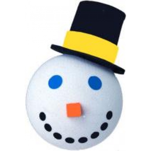 Jack in The Box Restaurant Snowman Antenna Ball Topper Christmas Holiday