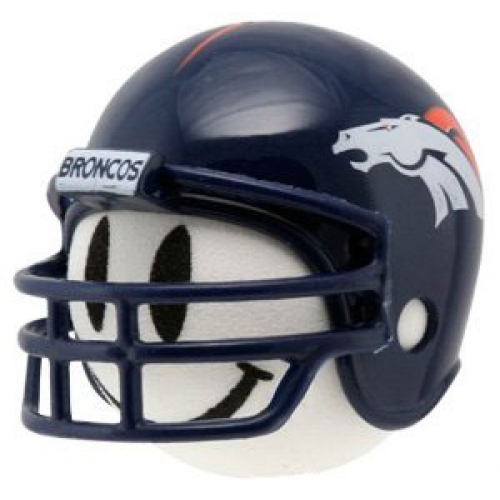 Denver Broncos Helmet Head Car Antenna Topper / Desktop Bobble