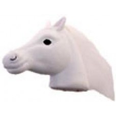 Cooltoppers White Horse Car Antenna Topper / Cute Dashboard Accessory 