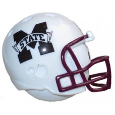 (R) Mississippi State Antenna Topper / Desktop Spring Stand Bobble (NCAA) (White Helmet)